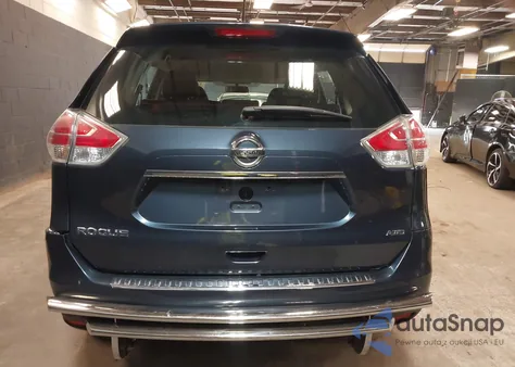 2016 Nissan Rogue S из США, поврежденный, VIN KNMAT2MV4GP734977